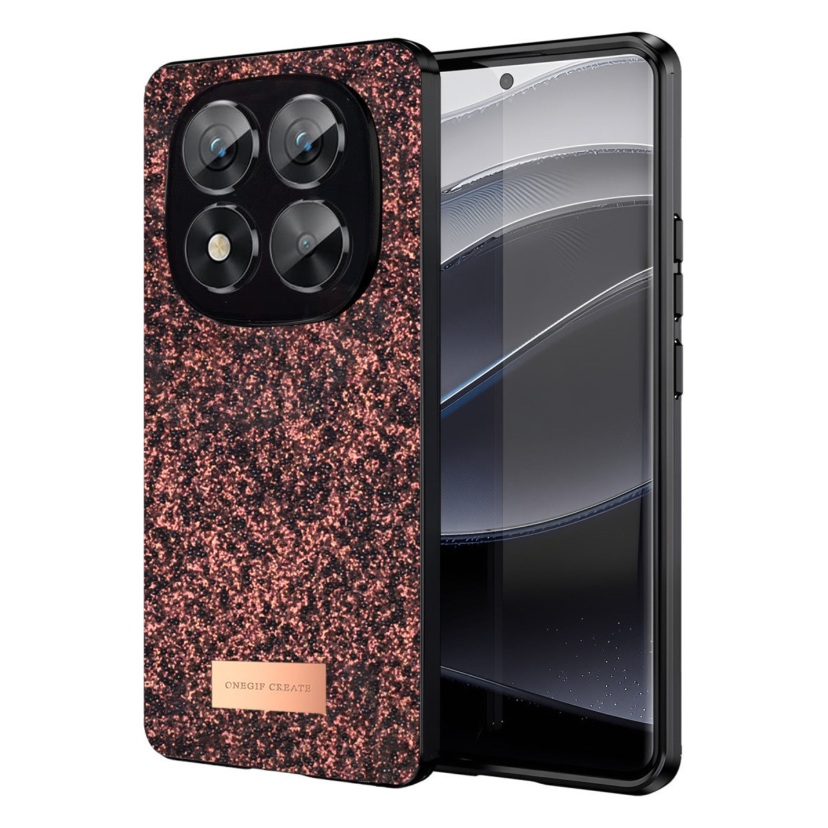 Onegif Xiaomi Redmi Note 14 Pro 5G Bright Simli Kapak