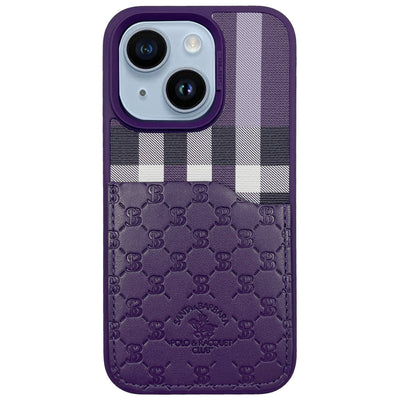 Santa Barbara Polo Racquet Club iPhone 14 Plaid Kartvizitli Kapak