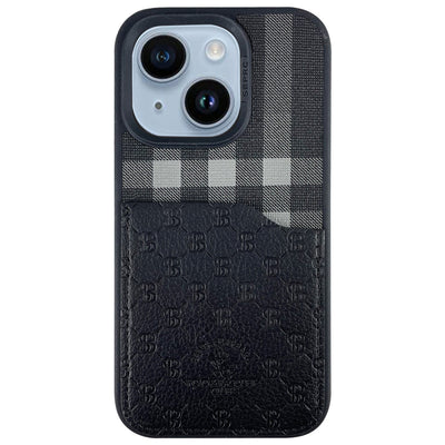 Santa Barbara Polo Racquet Club iPhone 14 Plaid Kartvizitli Kapak