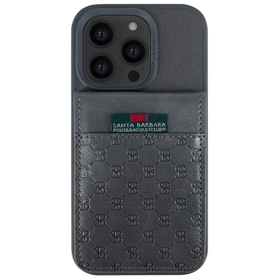 Santa Barbara Polo Racquet Club iPhone 14 Pro Max Hulda Kartvizitli Kapak