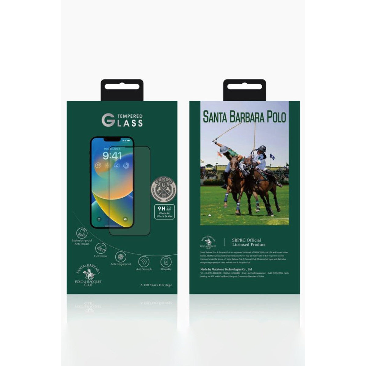 Santa Barbara Polo Racquet Club iPhone 15 Pro 3D Premium Cam Ekran Koruyucu