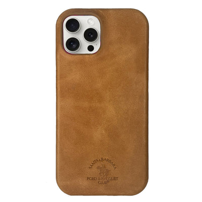 Santa Barbara Polo Racquet Club iPhone 15 Pro Elton Genuine Magsafe Deri Kapak