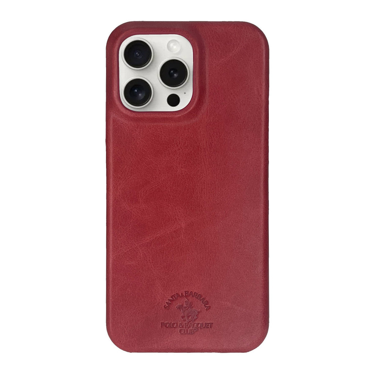 Santa Barbara Polo Racquet Club iPhone 15 Pro Elton Genuine Magsafe Deri Kapak
