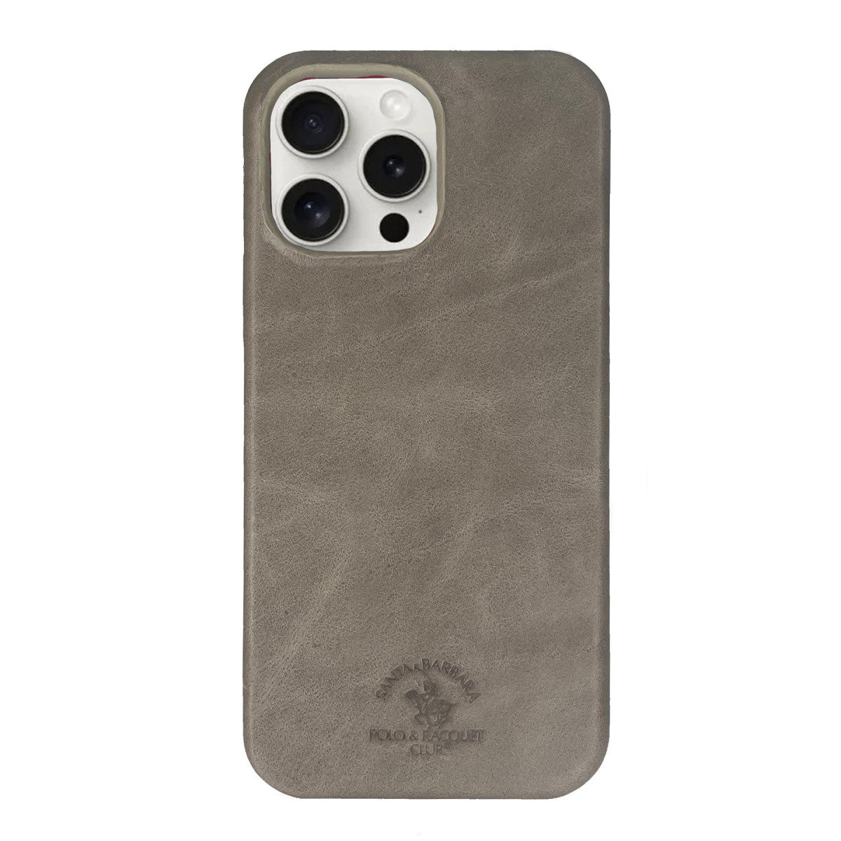 Santa Barbara Polo Racquet Club iPhone 15 Pro Max Elton Genuine Magsafe Deri Kapak
