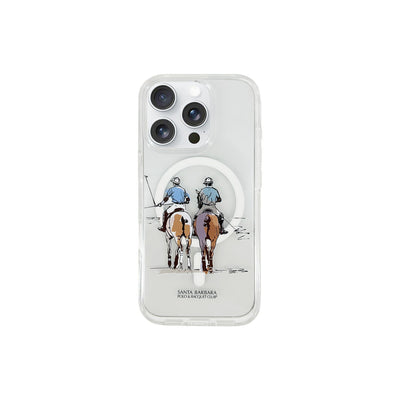 Santa Barbara Polo Racquet Club iPhone 16 Willie Şeffaf Magsafe Kapak