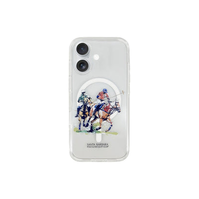 Santa Barbara Polo Racquet Club iPhone 16 Willie Şeffaf Magsafe Kapak