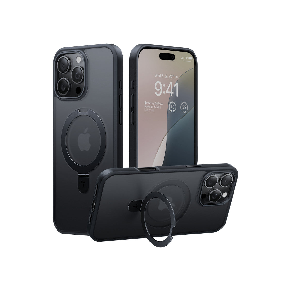 Torras Apple iPhone 16 Pro Max O Stand Serisi Magsafe Kılıf