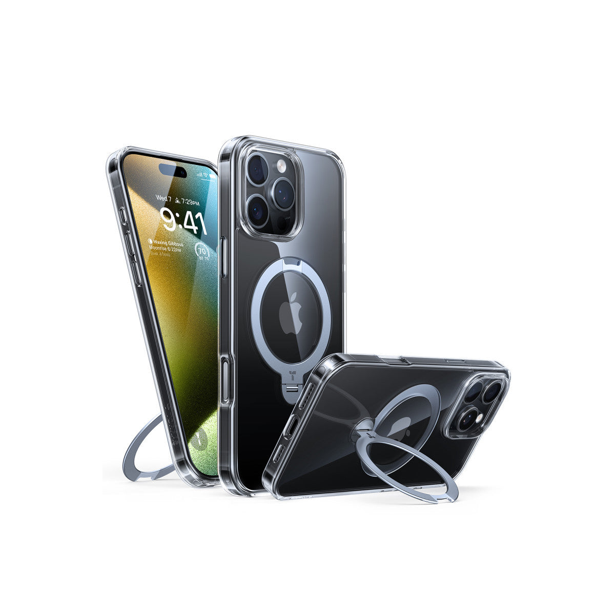 Torras Apple iPhone 16 Pro O Stand Spin Serisi Magsafe Kılıf
