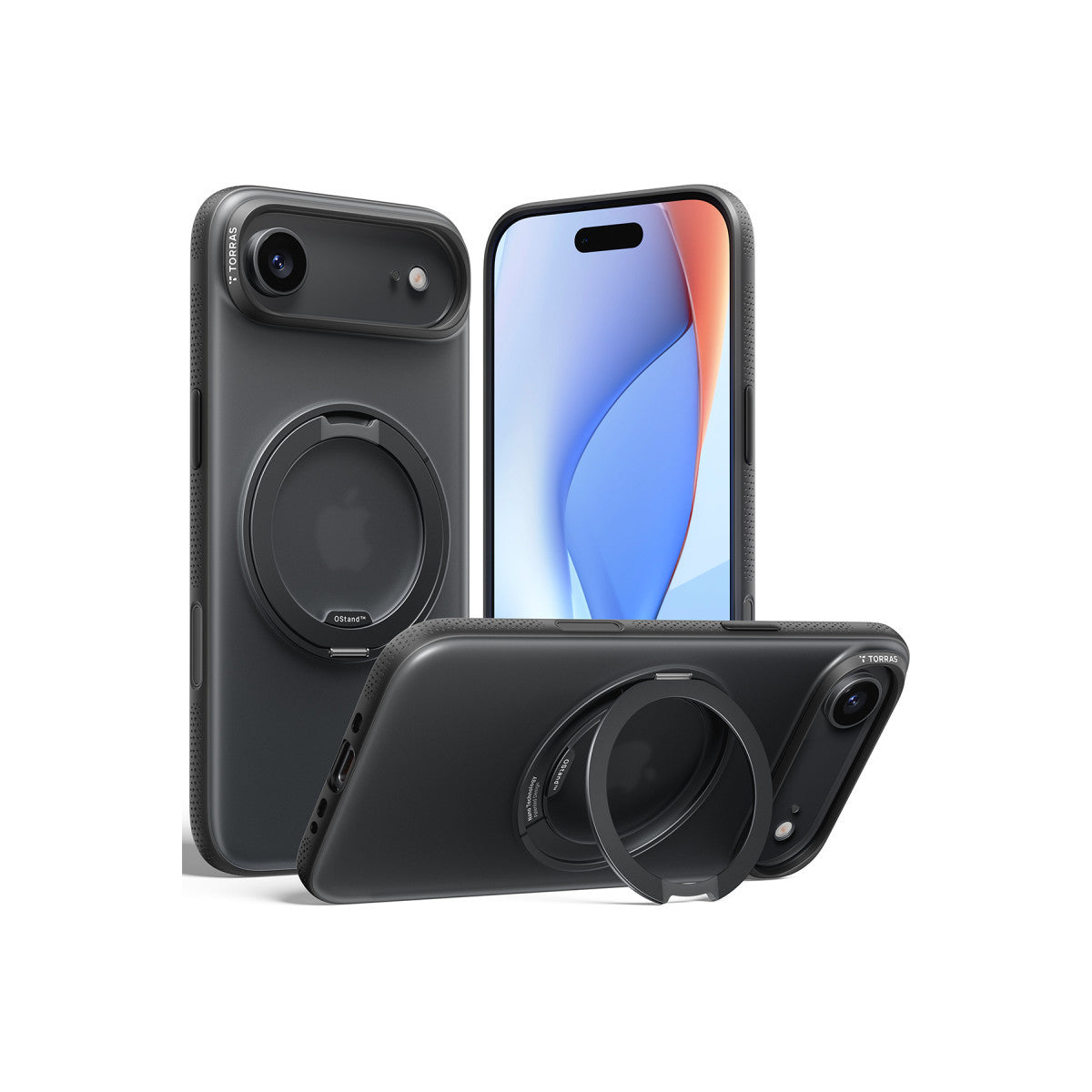 Torras Apple iPhone 17 Air O Stand R Fitness Serisi Magsafe Kılıf