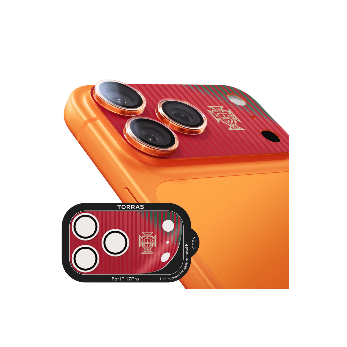 Torras Apple iPhone 17 Pro Camera Go World Cup Serisi Kamera Lens Koruyucu - kılıfxpremium