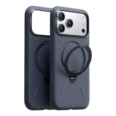 Torras Apple iPhone 17 Pro Max O Stand Spin Silicone Serisi Magsafe Kılıf