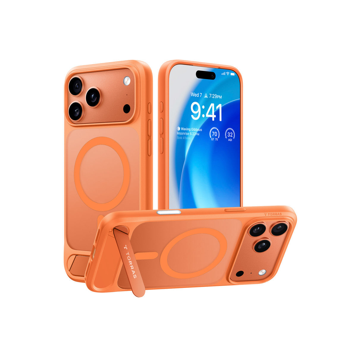 Torras Apple iPhone 17 Pro Max P Stand Serisi Magsafe Kılıf