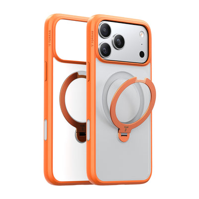 Torras Apple iPhone 17 Pro O Stand Spin Serisi Magsafe Kılıf