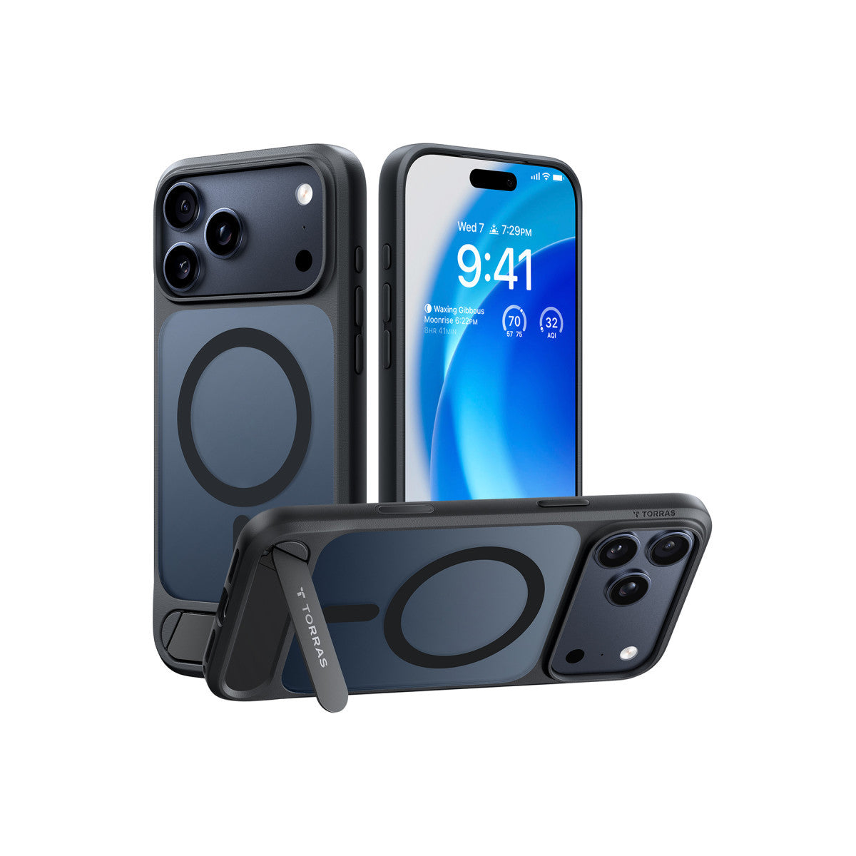 Torras Apple iPhone 17 Pro P Stand Serisi Magsafe Kılıf