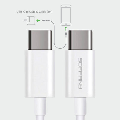 SY-219 Type-C to Type-C USB Data Kablosu – 1mt.