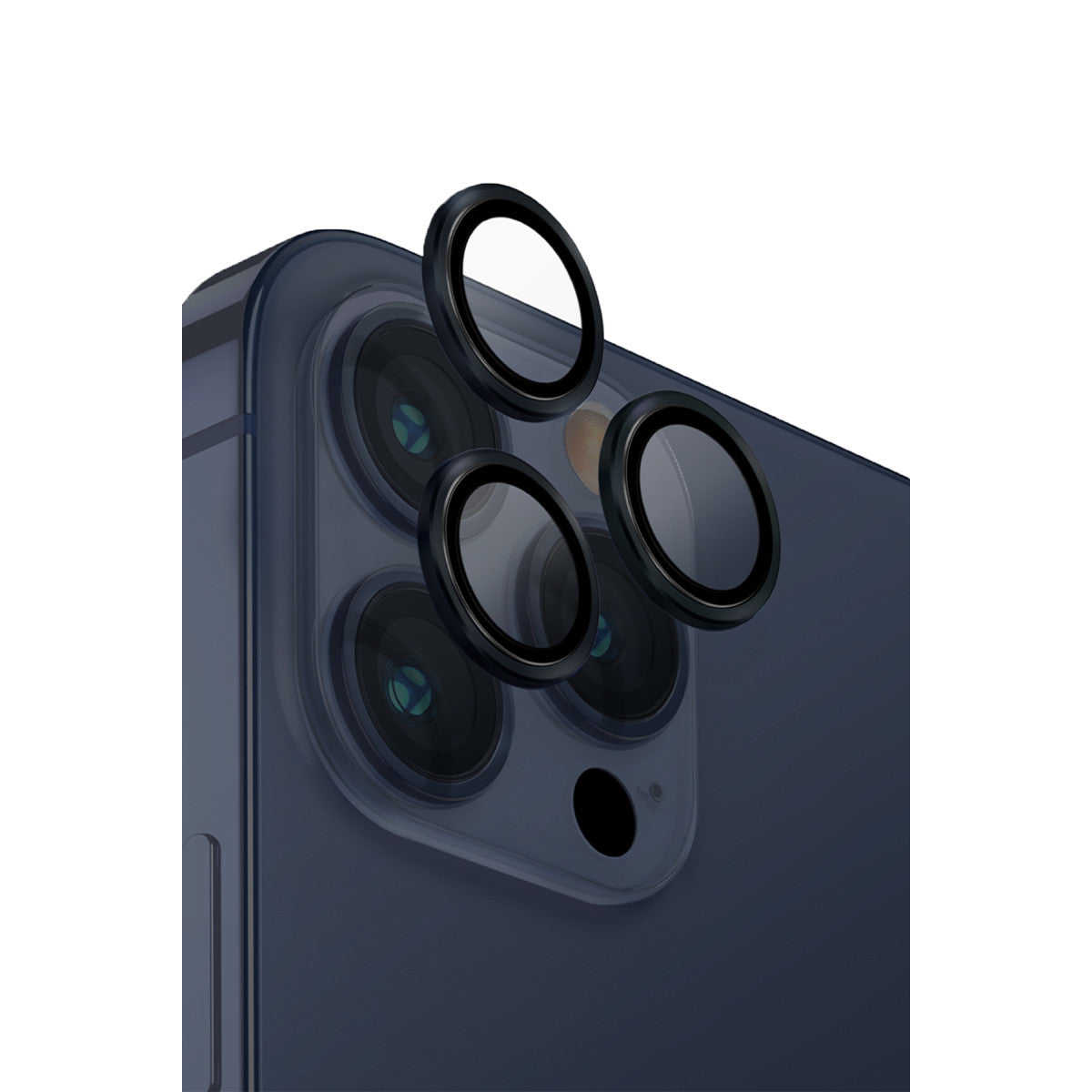 Uniq iPhone 15 Pro Optix Alüminyum Kamera Lens Koruyucu