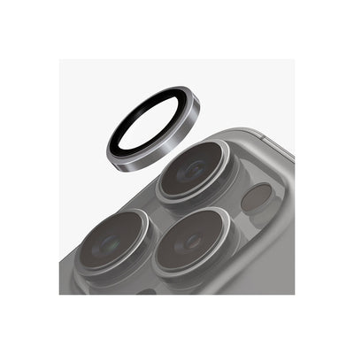 Uniq iPhone 16 Pro Max Optix Çelik Çerçeveli Sapphire Kamera Lens Koruyucu