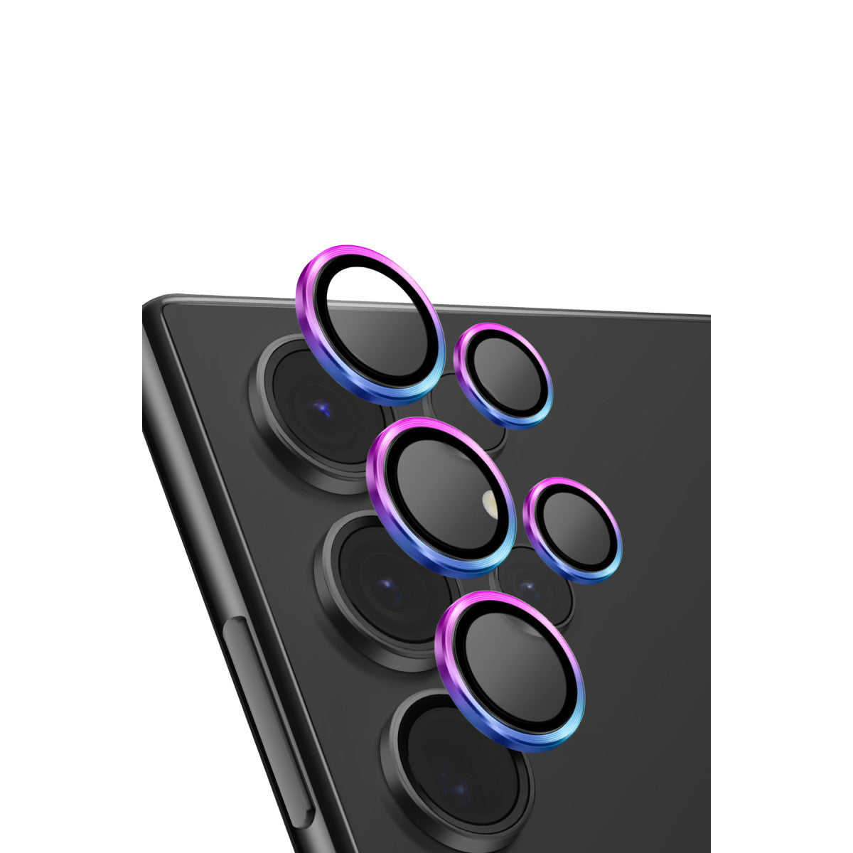 Uniq Samsung Galaxy S24 Ultra Optix Alüminyum Kamera Lens Koruyucu