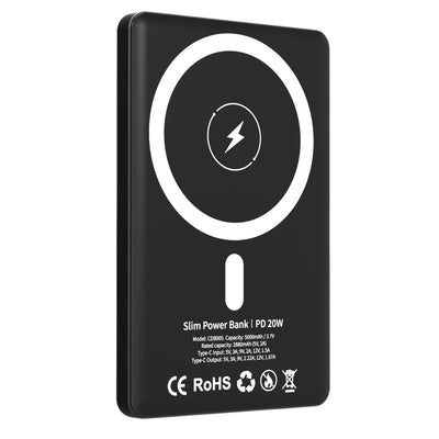 URR CDB005 5.000 mAh 20W Type-C 15W Kablosuz Şarj Magsafe UltraSlim PD Powerbank
