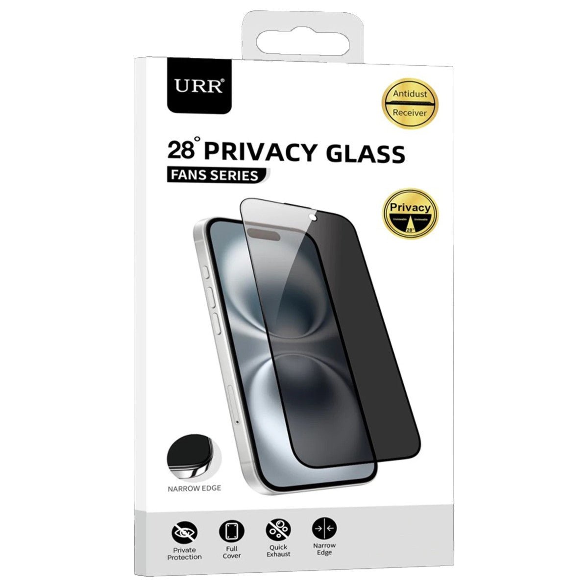 URR Apple iPhone 12 Pro Max Fans Series Premium Hayalet Cam Ekran Koruyucu - kılıfxpremium