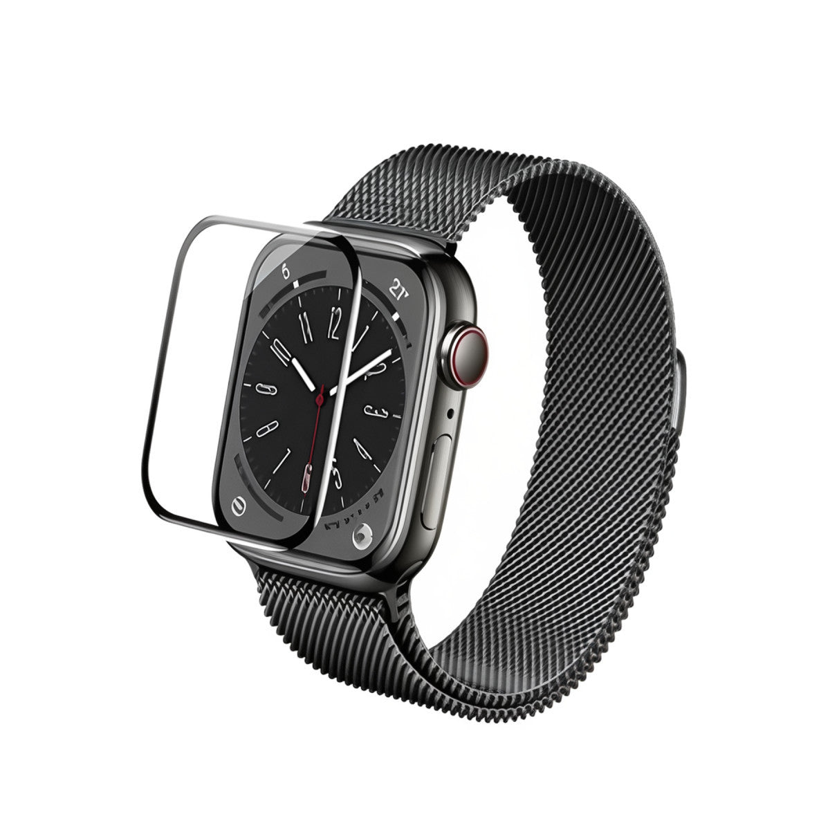 URR Apple Watch 46mm 2in1 PMMA Nano Ekran Koruyucu