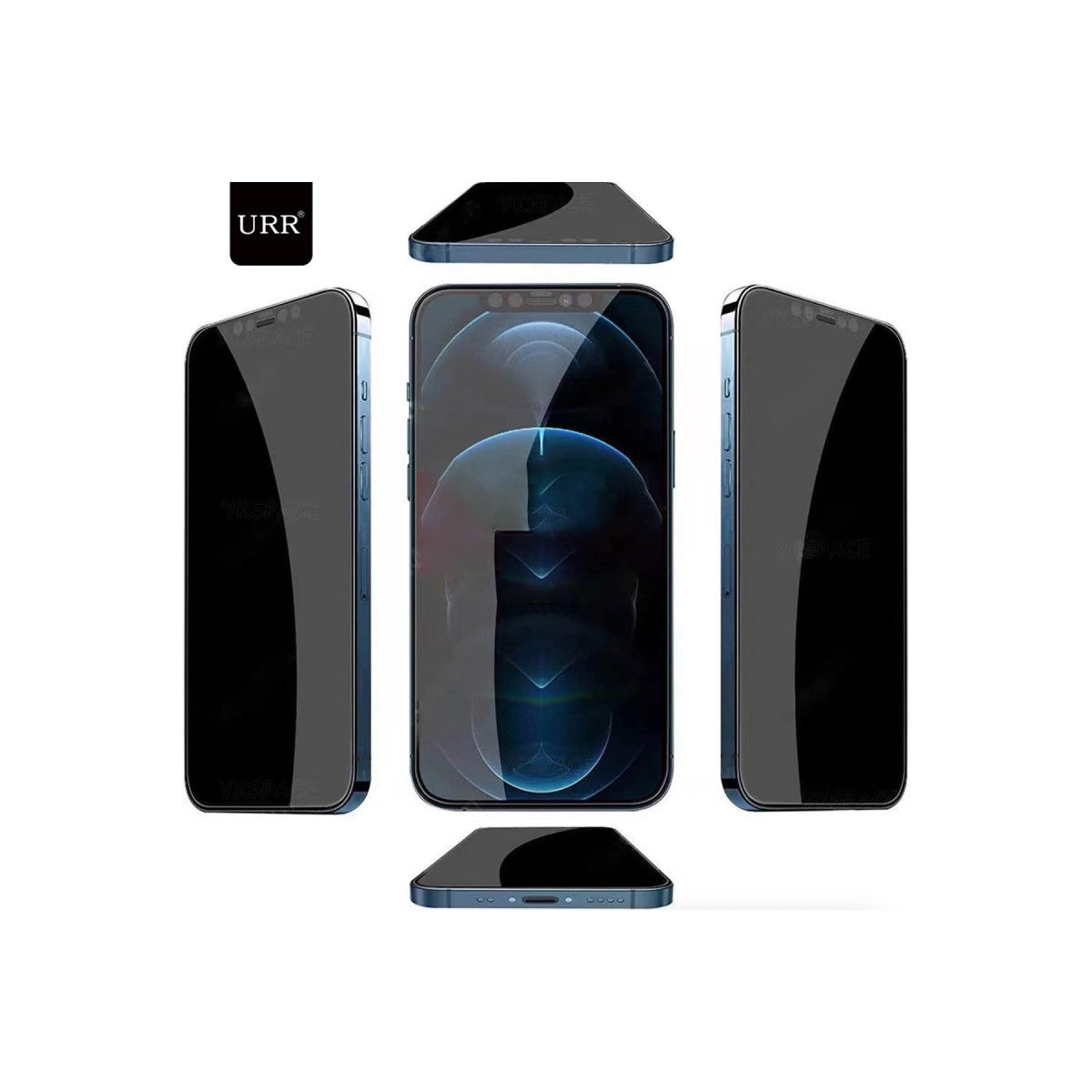 URR iPhone 14 Pro Max 4 Way Anti Spy 360 Privacy Cam Ekran Koruyucu