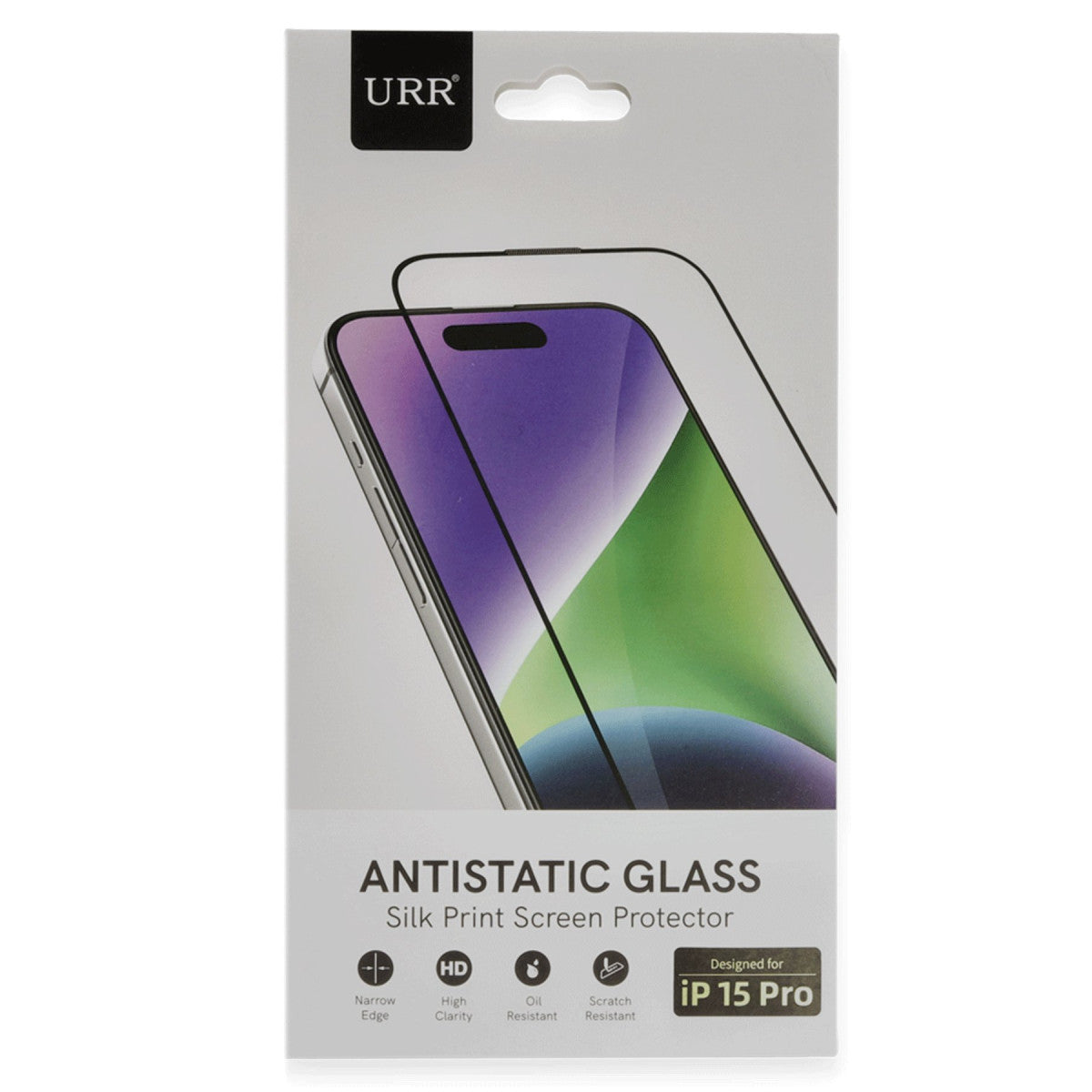 URR iPhone 15 Pro 2.5D Antidust HD Cam Ekran Koruyucu