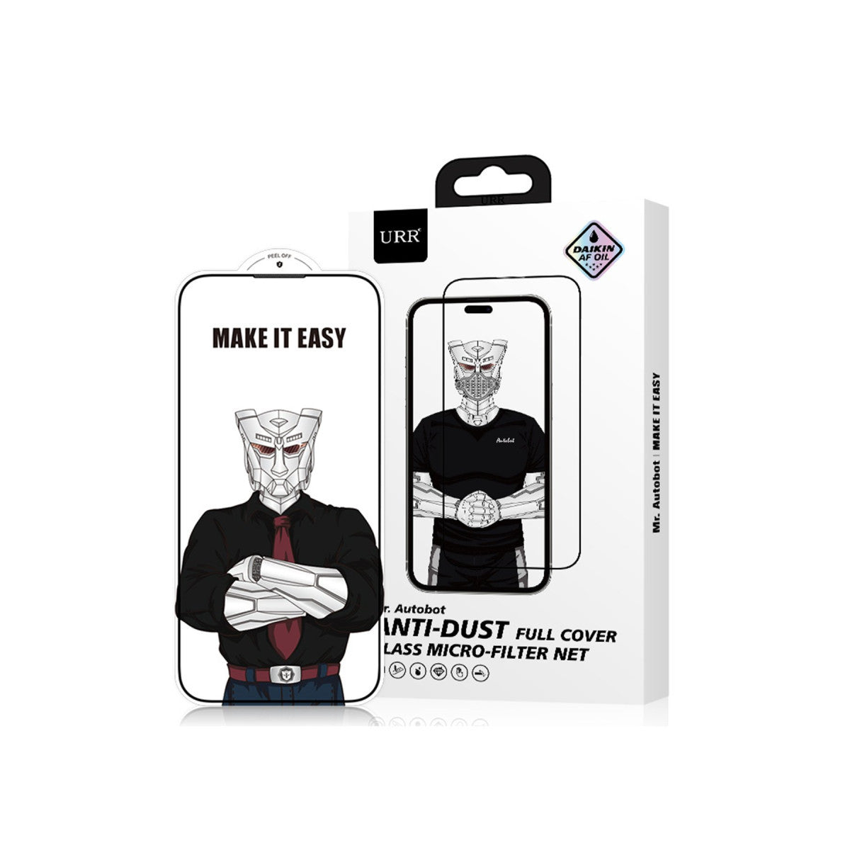 URR iPhone 15 Pro Max Lazer Antidust Cam Ekran Koruyucu