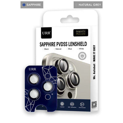URR iPhone 15 Pro Max Sapphire PVDSS Kamera Lens Koruyucu