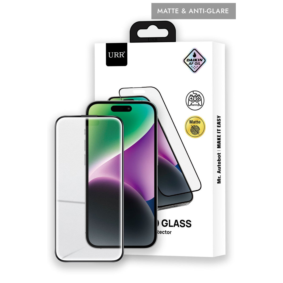 URR iPhone 16 Pro Matte Antiglare Cam Ekran Koruyucu