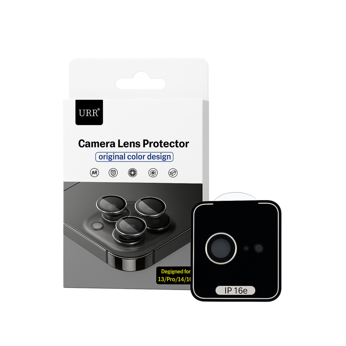 URR iPhone 16E Origin 20in1 Metal Kamera Lens Koruyucu