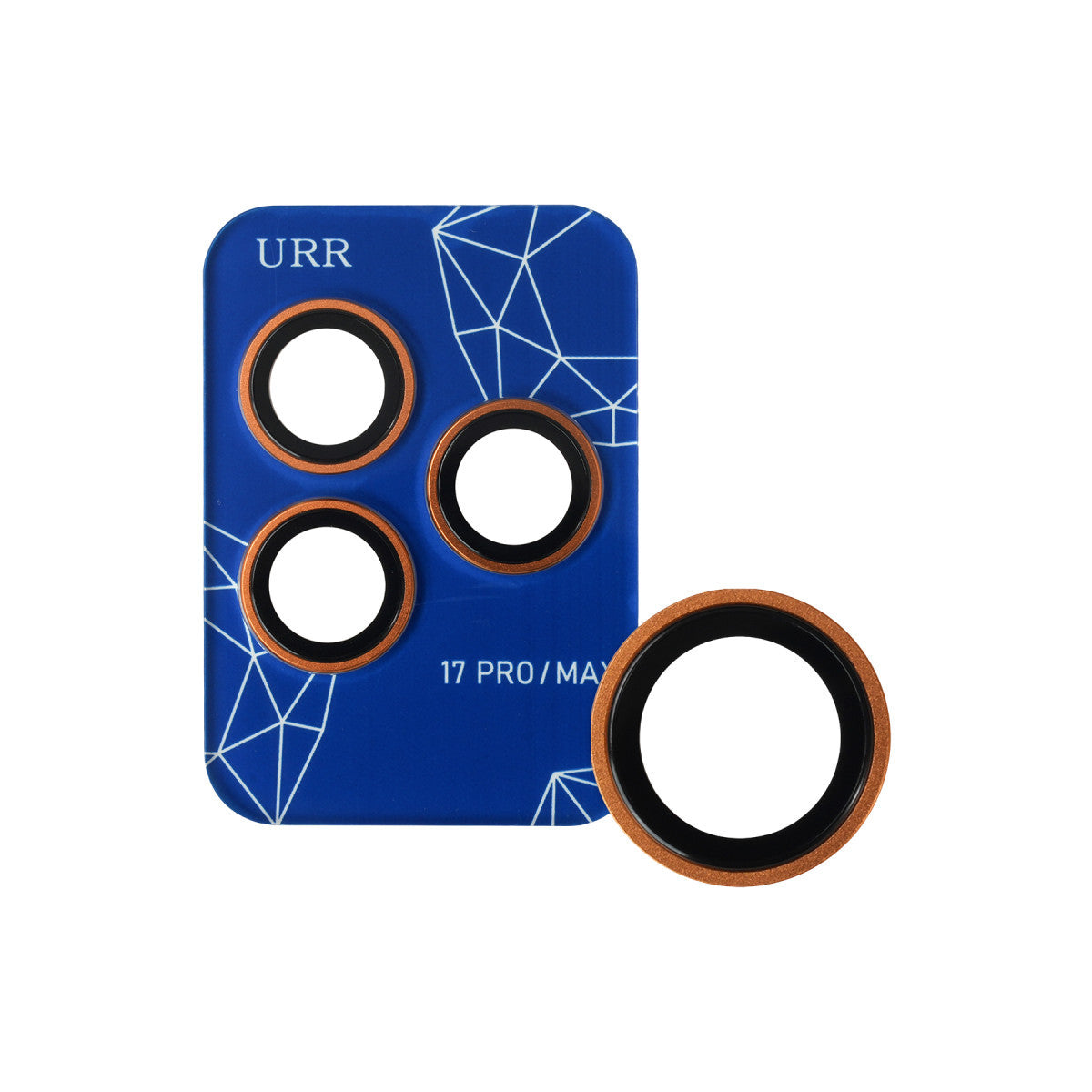 URR iPhone 17 Pro Max Sapphire PVDSS Kamera Lens Koruyucu