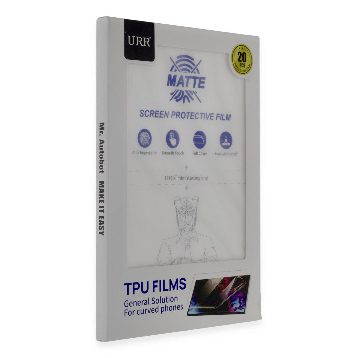 Urr Makine Mat Seramik Nano Ekran Koruyucu 20 Adet