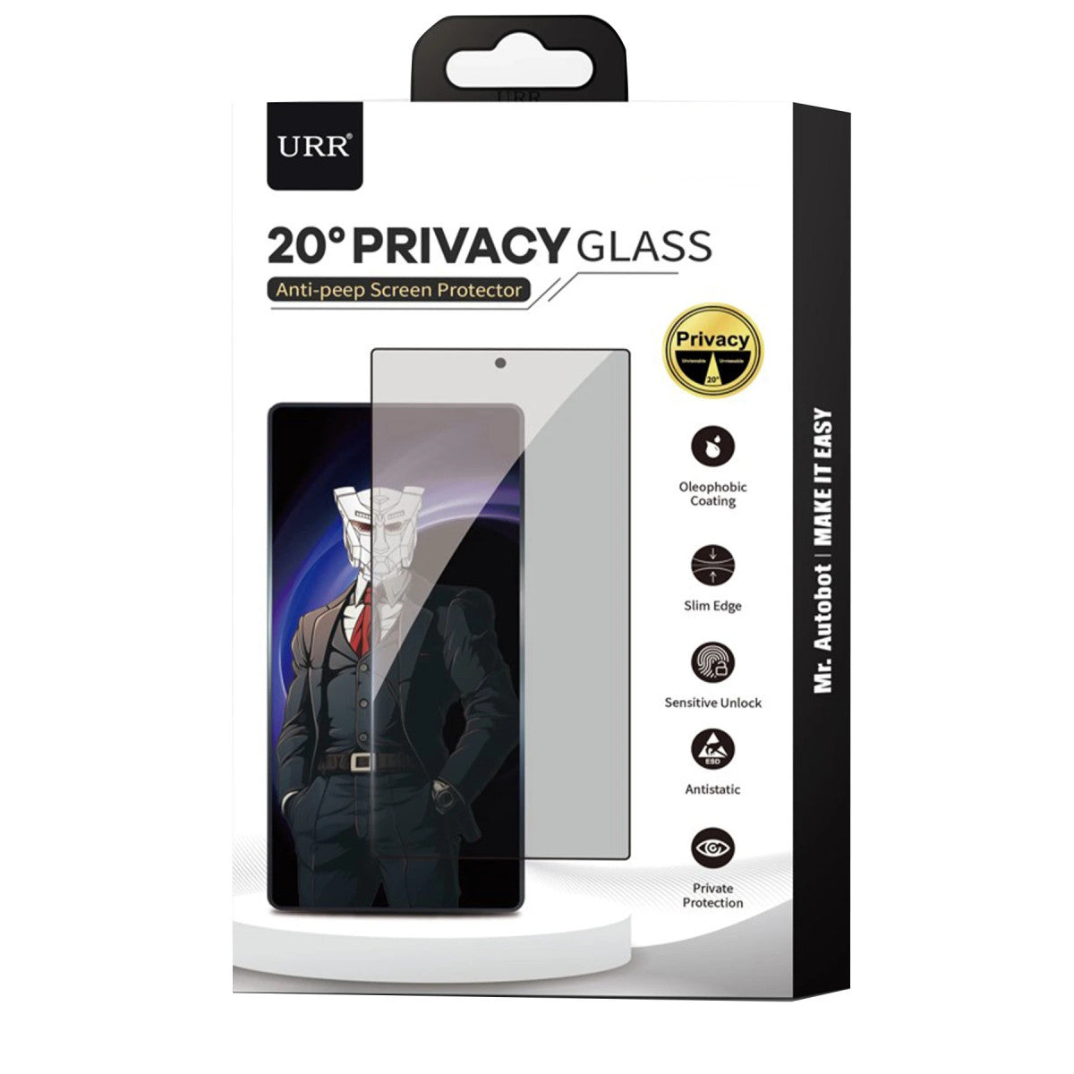 URR Samsung Galaxy S26 Plus 2.5D HD 20º Privacy Cam Ekran Koruyucu