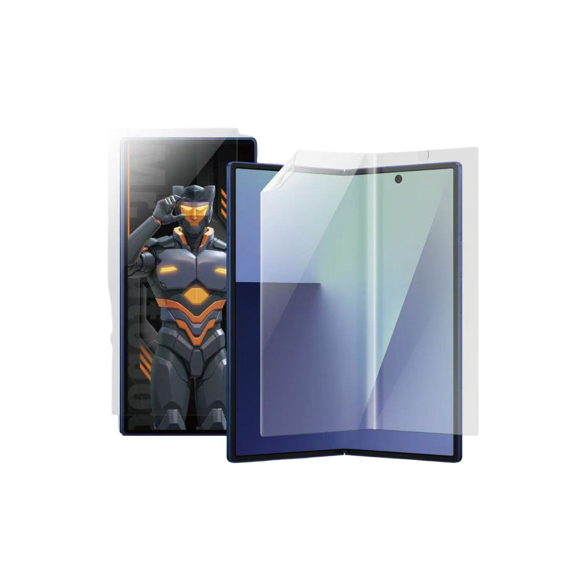 URR Samsung Galaxy Z Fold 7 Vivid 2in1 Ön Arka Ekran Koruyucu