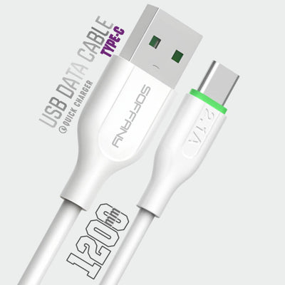 HM-506 USB TYPE-C Data & Şarj Kablosu 2.1A