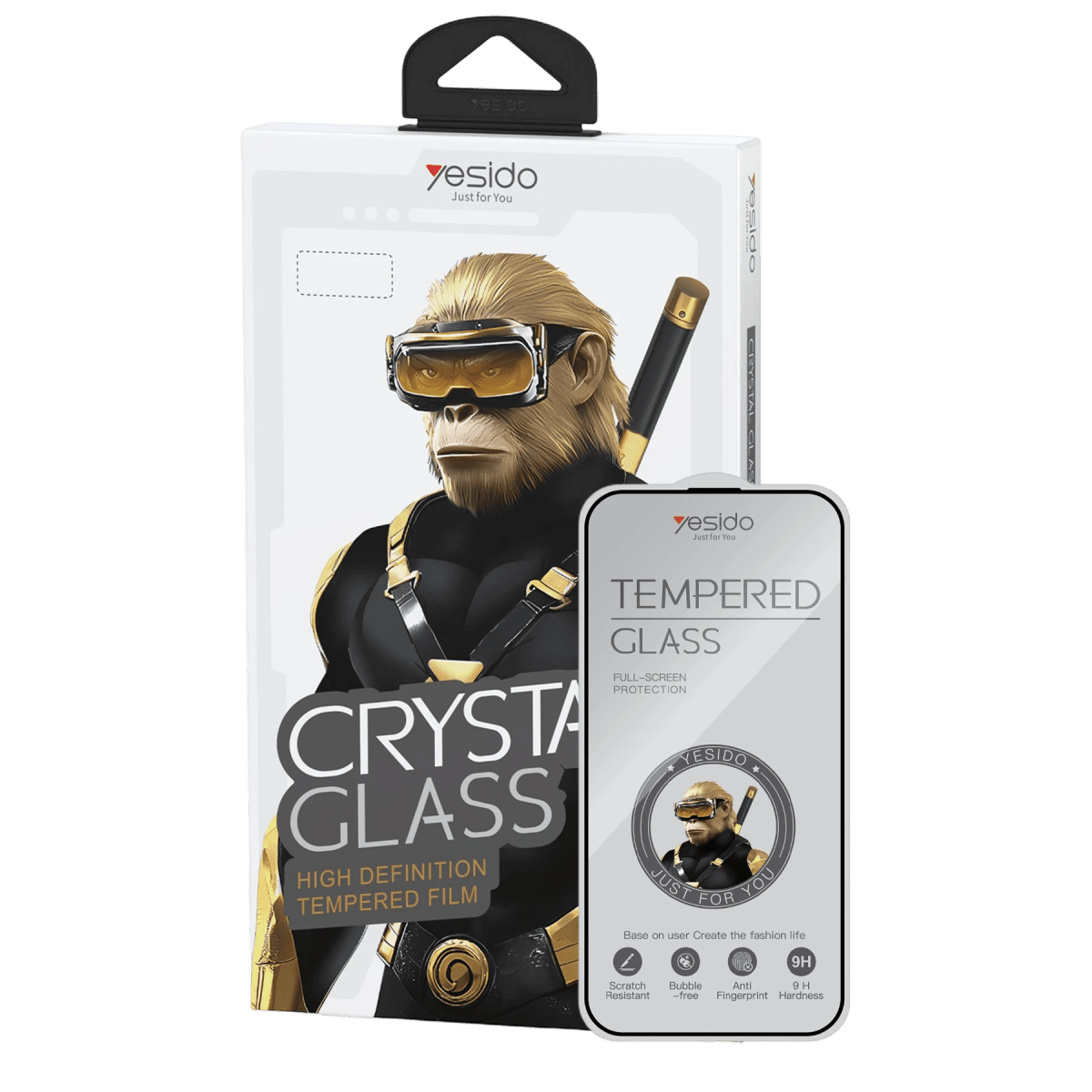 Yesido Apple iPhone 15 TG26 Ultra Clear HD Cam Ekran Koruyucu - kılıfxpremium