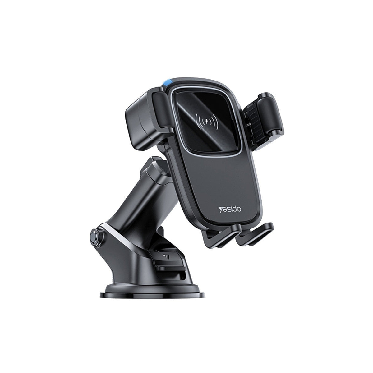 Yesido C187 2in1 Izgara Klipsli ve Yapışkanlı Ayarlanabilir 15W Kablosuz Şarjlı Araç Tutucu