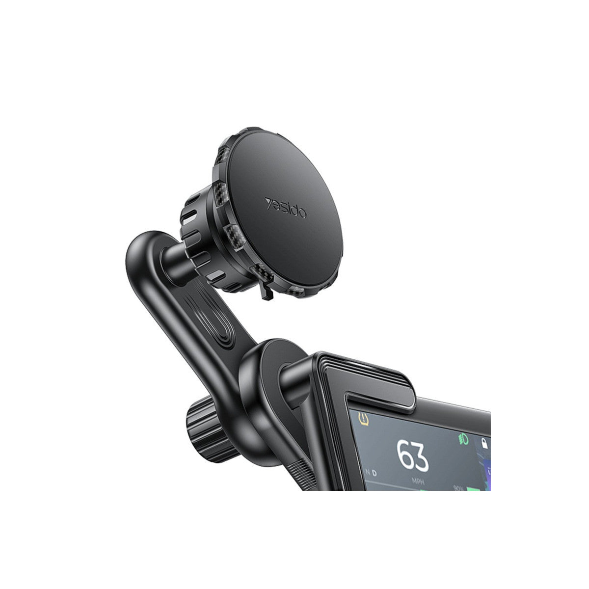 Yesido C212 360 Derece Ayarlanabilir Araç CarPlay Ekranına Sabitlenen Magsafe Araç Telefon Tutucu