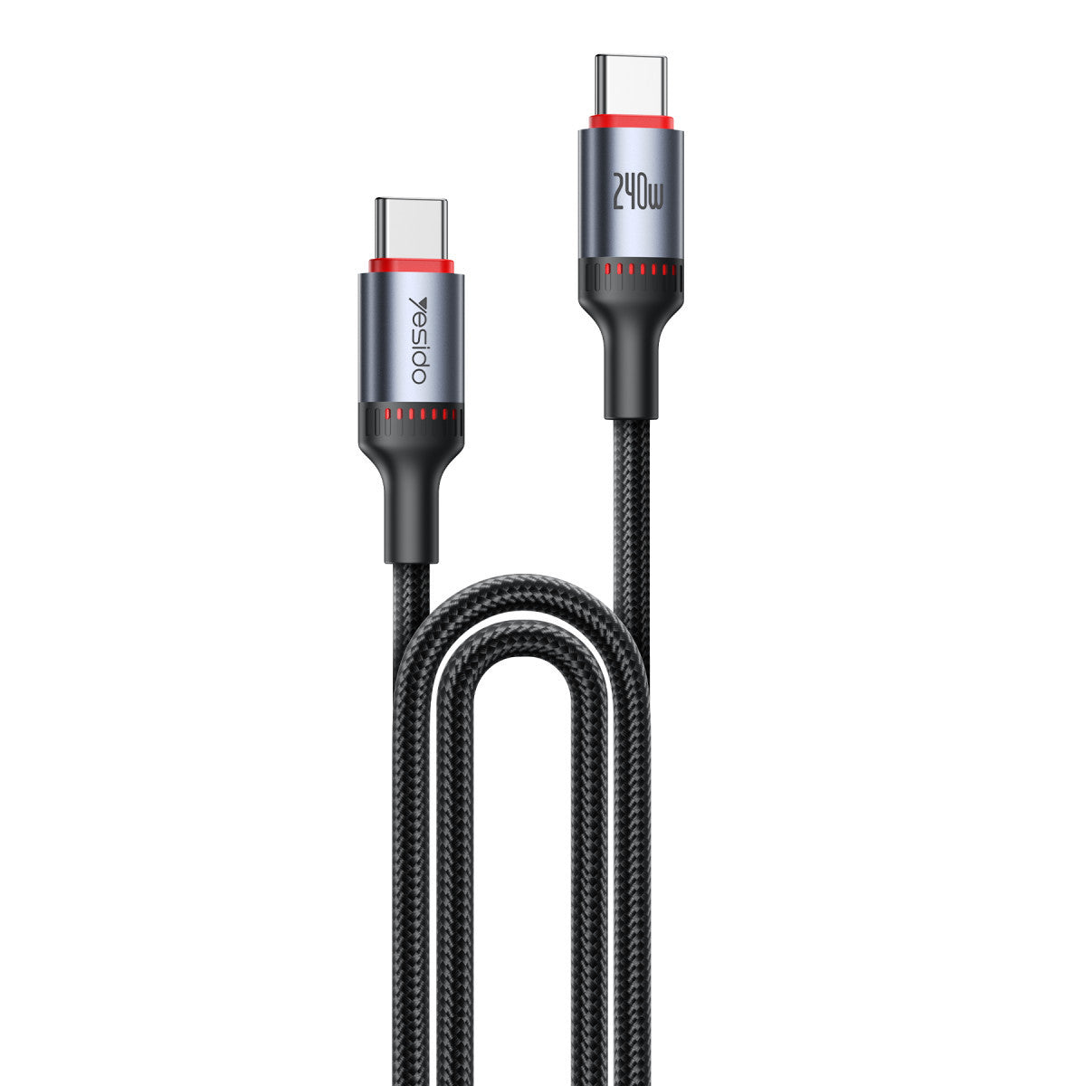 Yesido CA186 2M 240W Type-C to Type-C PD Hızlı Şarj Kablosu