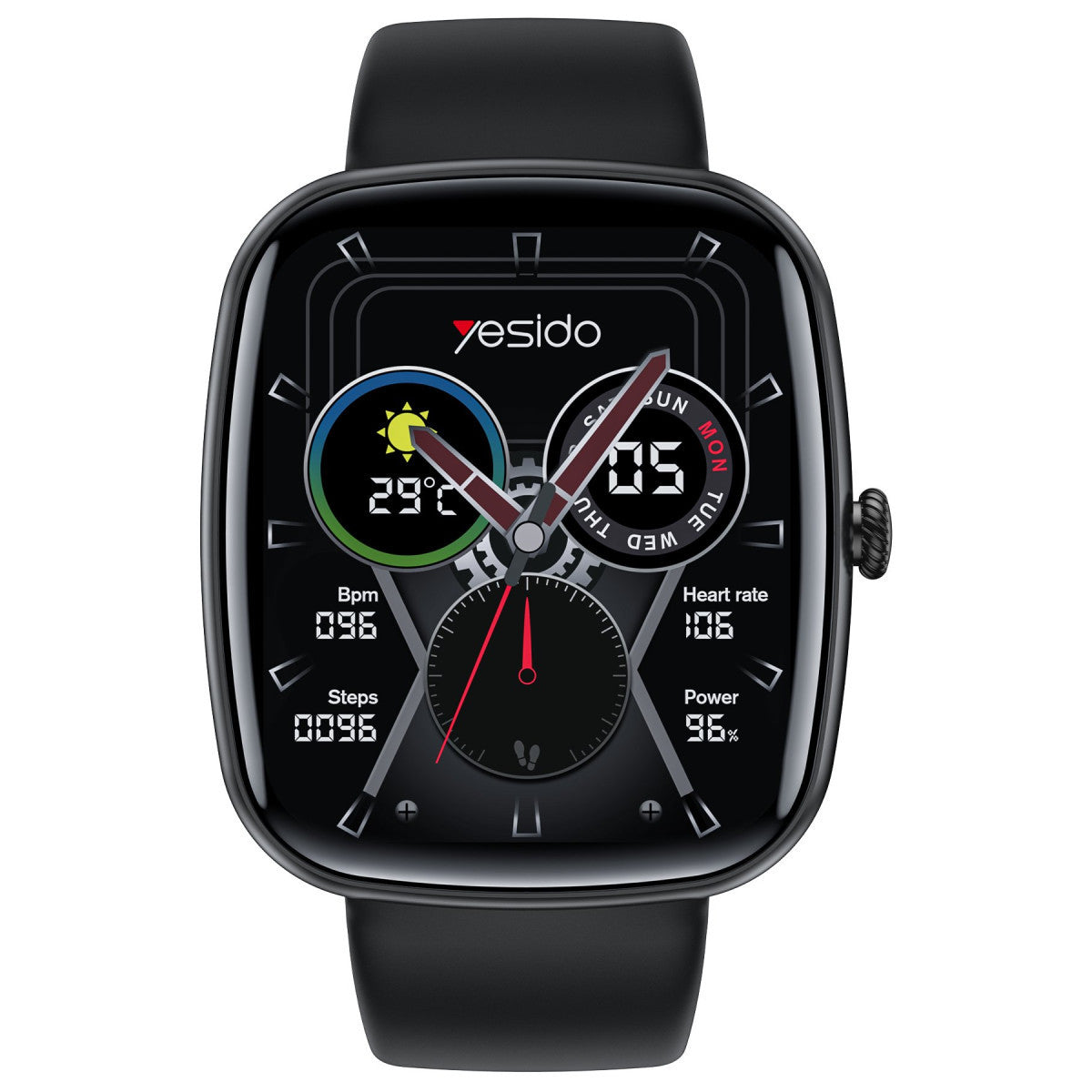 Yesido IO22 1.83 inç IP67 Su Geçirmez Konuşma ve Sağlık Takip Özellikli Akıllı Saat