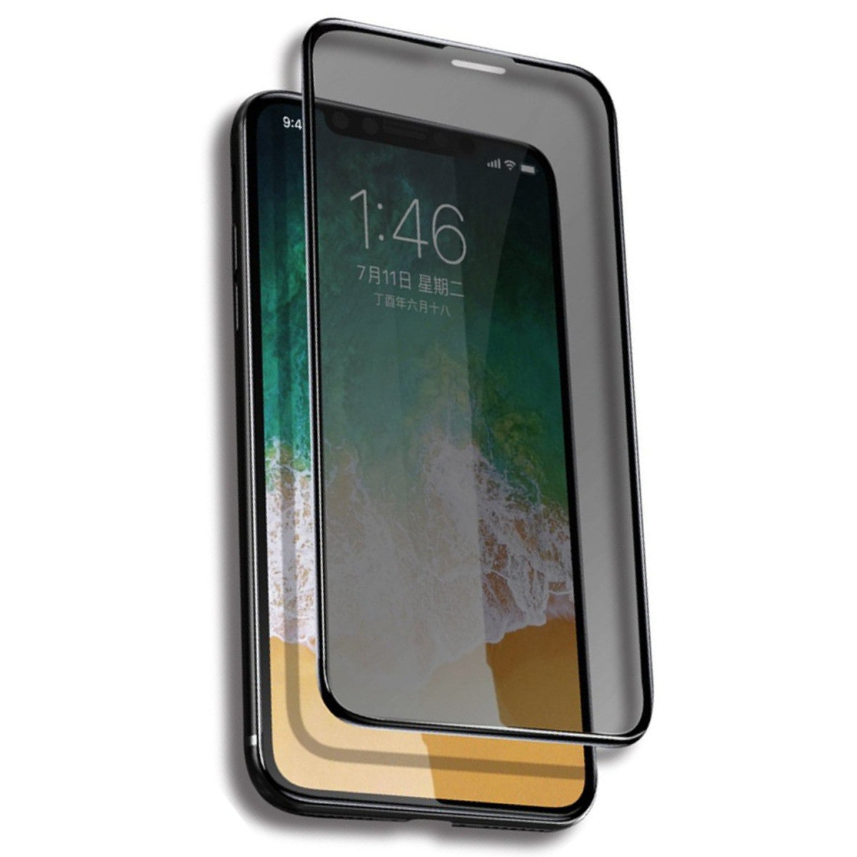 Yesido iPhone 12 Pro TG13 5D Hayalet Cam Ekran Koruyucu