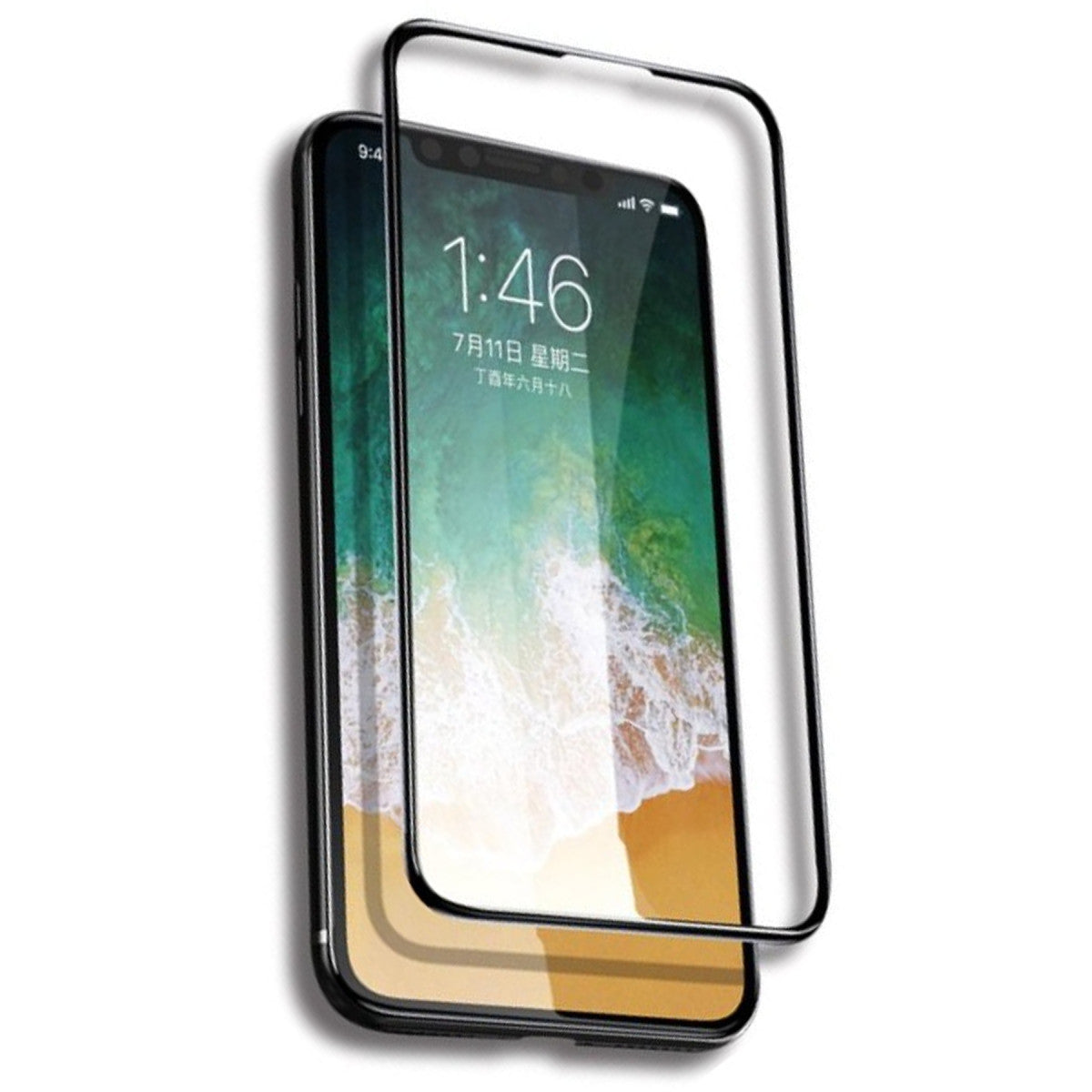 Yesido iPhone 15 TG12 5D Cam Ekran Koruyucu