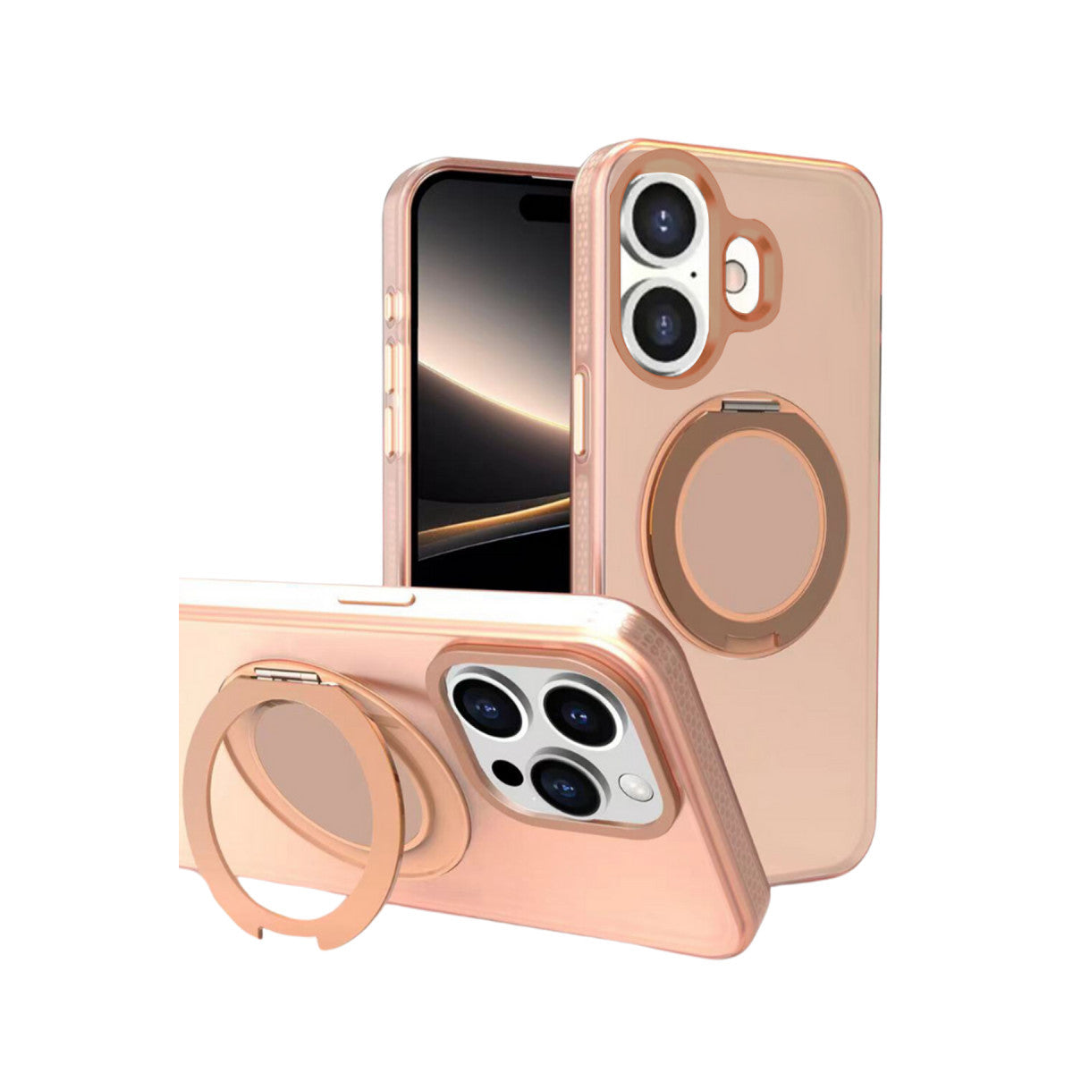 Yesido iPhone 16 Plus PC17 Roza Magsafe Standlı Kapak