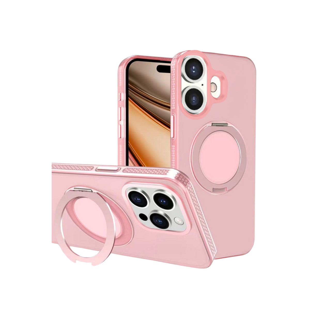 Yesido iPhone 16 Plus PC17 Roza Magsafe Standlı Kapak