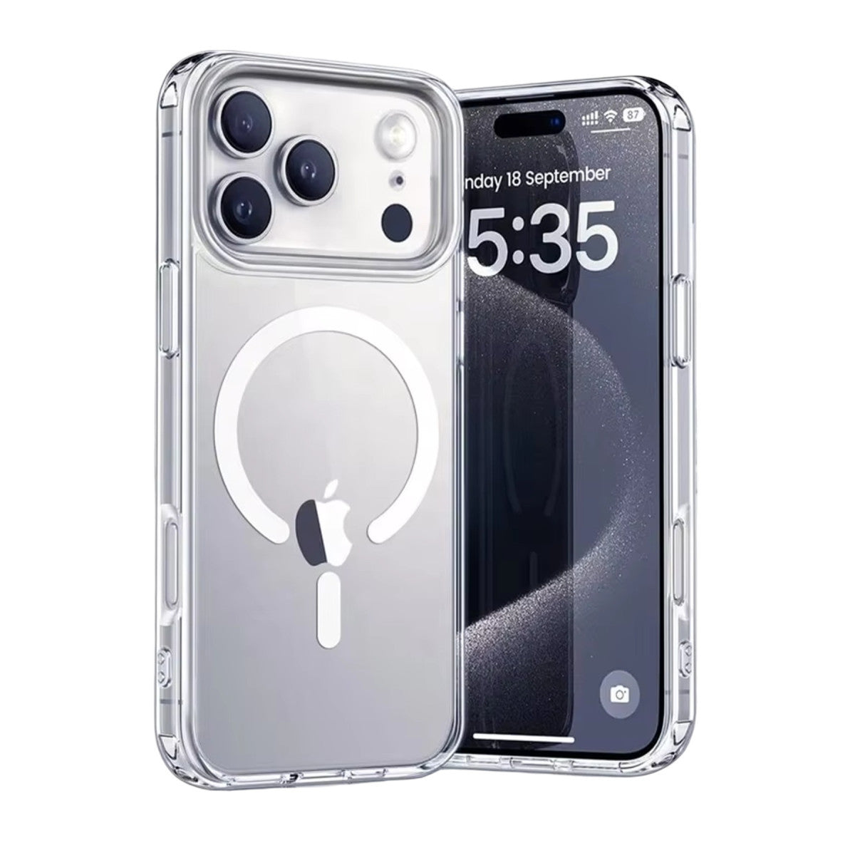 Yesido iPhone 17 Pro Max PC03 Ace Şeffaf Magsafe Kapak