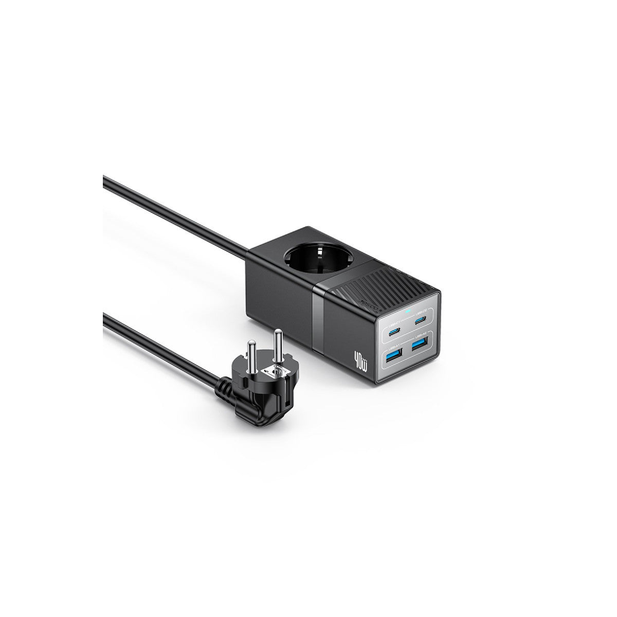 Yesido MC35 2500W 1.5M Ekstra 2 Adet 18W USB ve 2 Adet 20W Type-C Çıkışlı Priz Uzatıcı