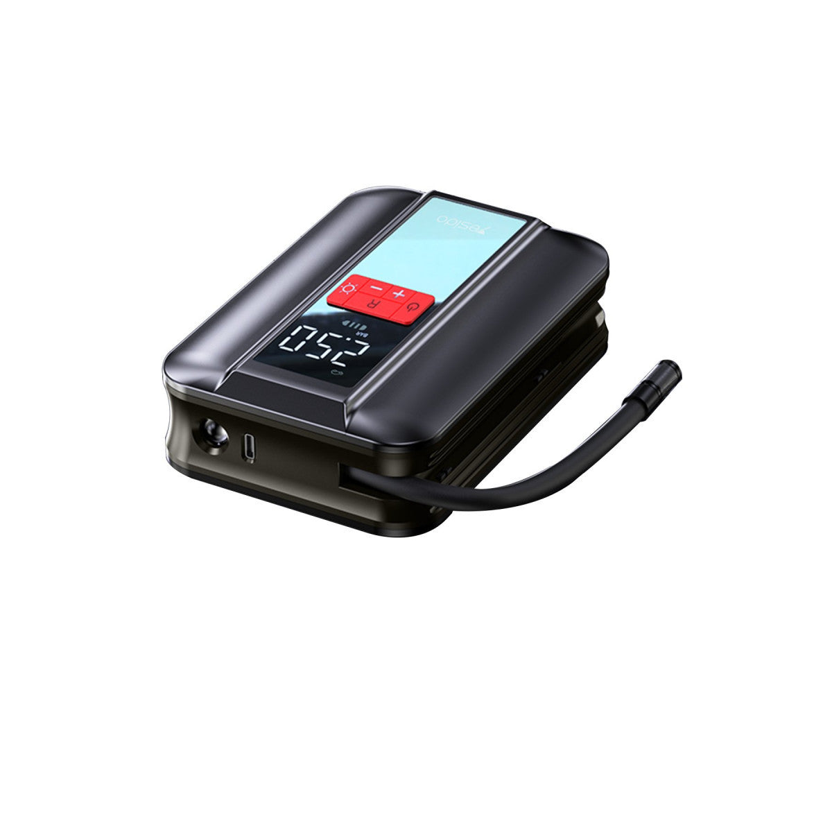 Yesido VC04 Çok Fonksiyonlu Dijital Göstergeli 4.000 mAh Bataryalı Kablosuz Hava Kompresörü