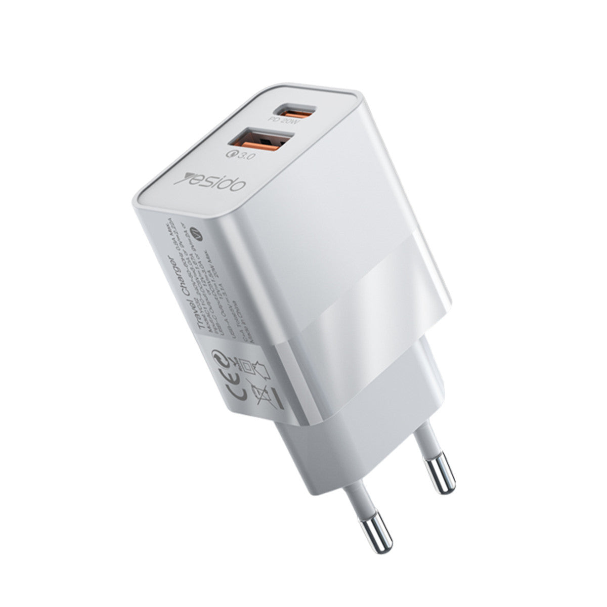Yesido YC32 20W Type-C Çıkışlı PD Hızlı Şarj Cihazı