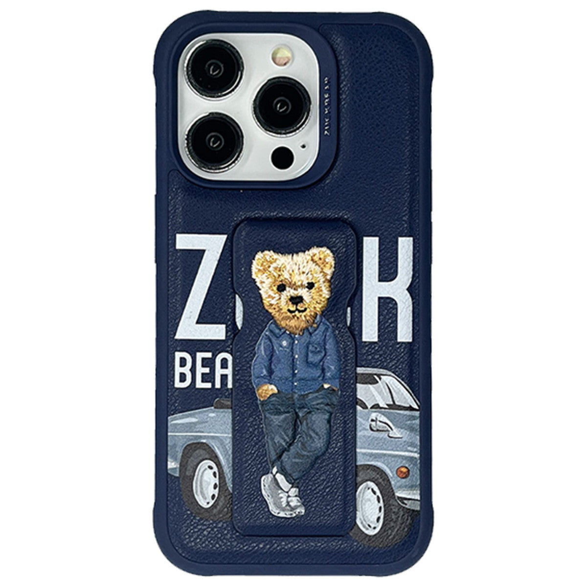 ZuckBear iPhone 15 Pro Claude Standlı Kapak